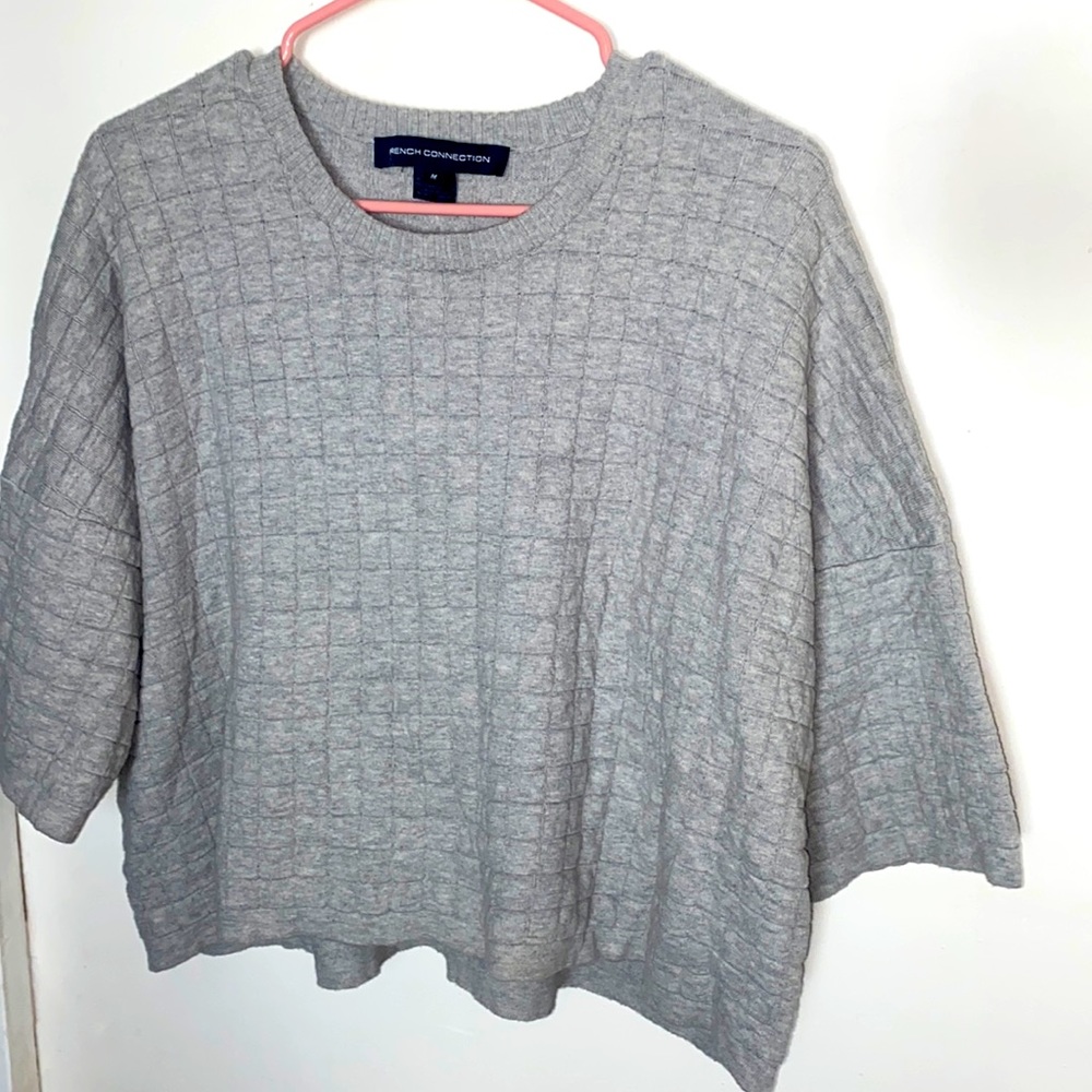 Beautiful gray French Connection sweater!